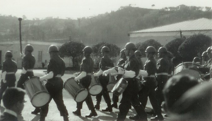 GIURAMENTO  42° CORSO AUC  ASCOLI PICENO - 27 febb 1966 -  Rullo di tamburi